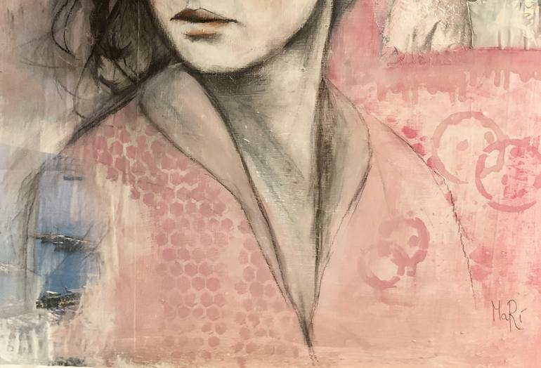Original Figurative Women Painting by Maria Romano