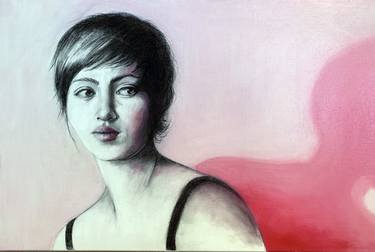 Original Expressionism Portrait Paintings by Maria Romano