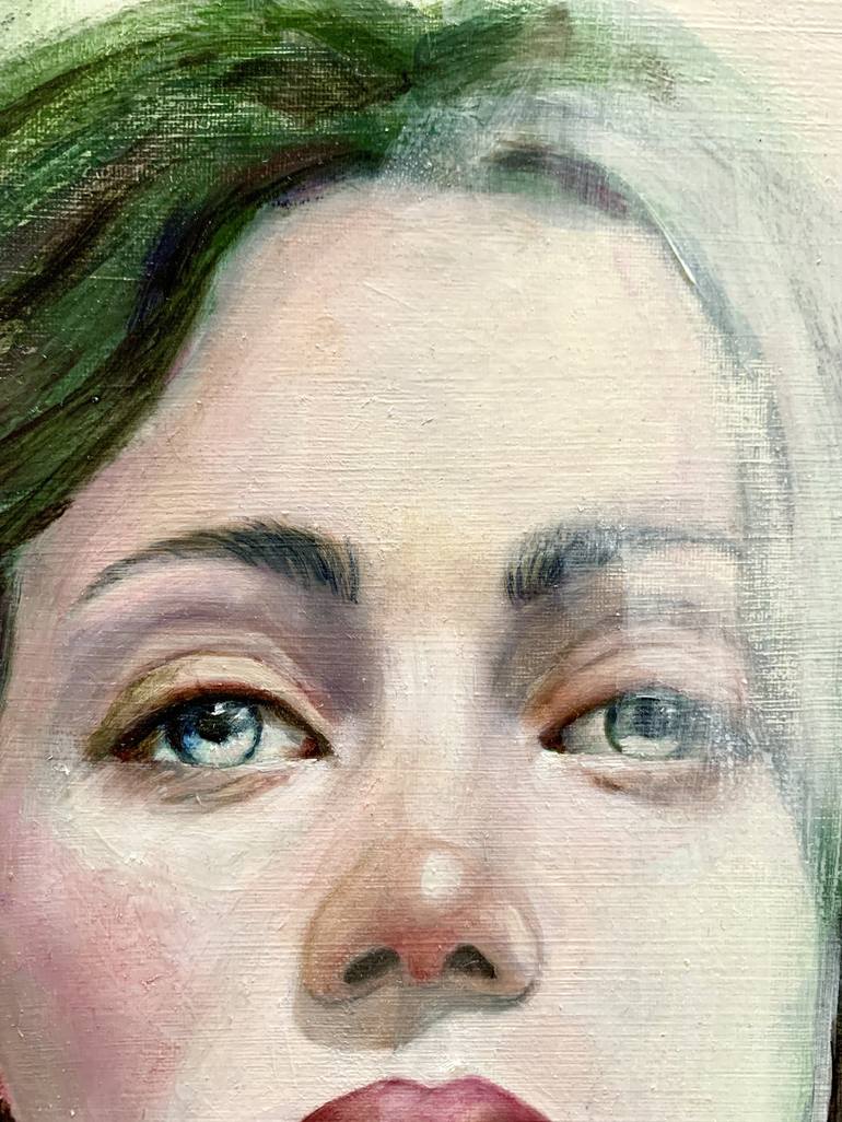 Original Figurative Portrait Painting by Maria Romano