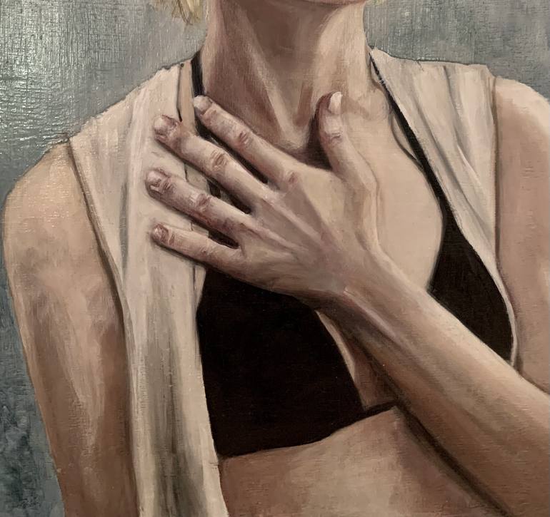Original Contemporary Portrait Painting by Maria Romano