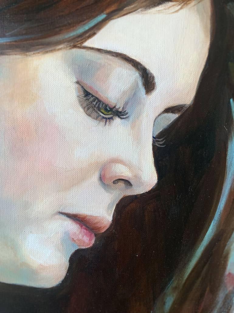 Original Contemporary People Painting by Maria Romano