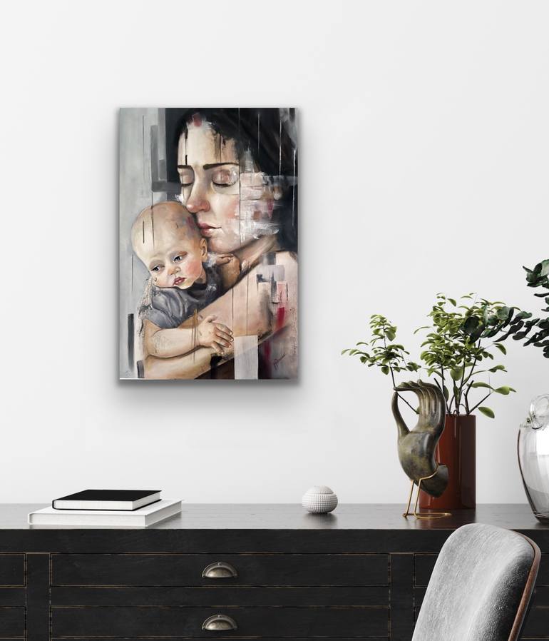 Original Contemporary Religion Painting by Maria Romano