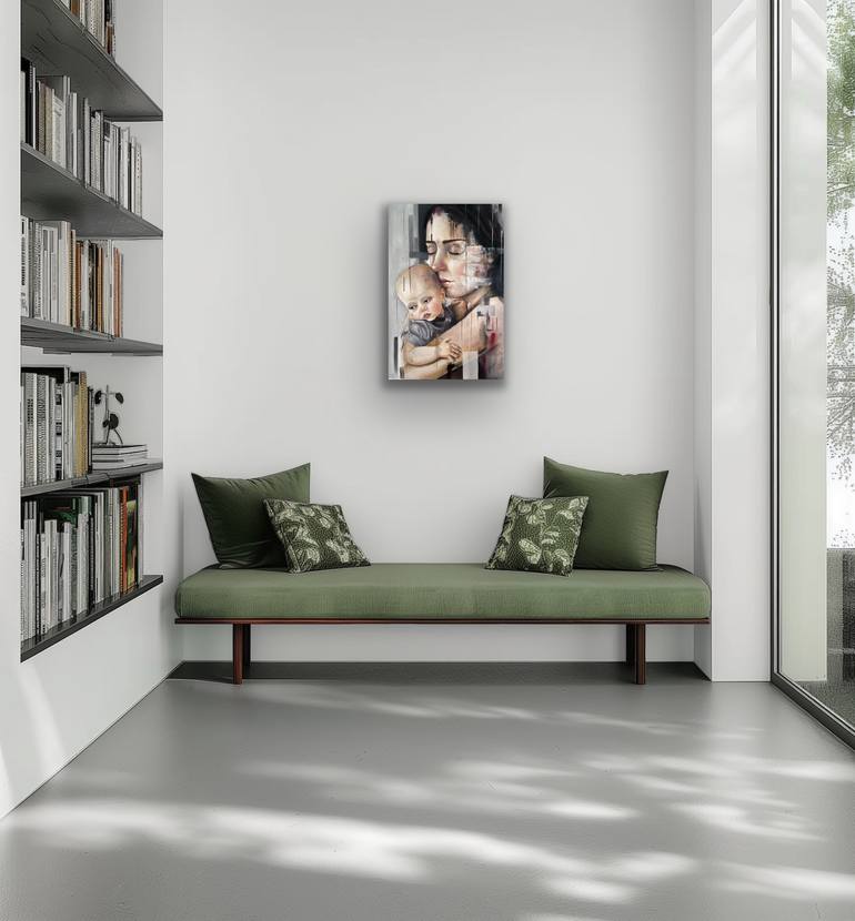Original Contemporary Religion Painting by Maria Romano