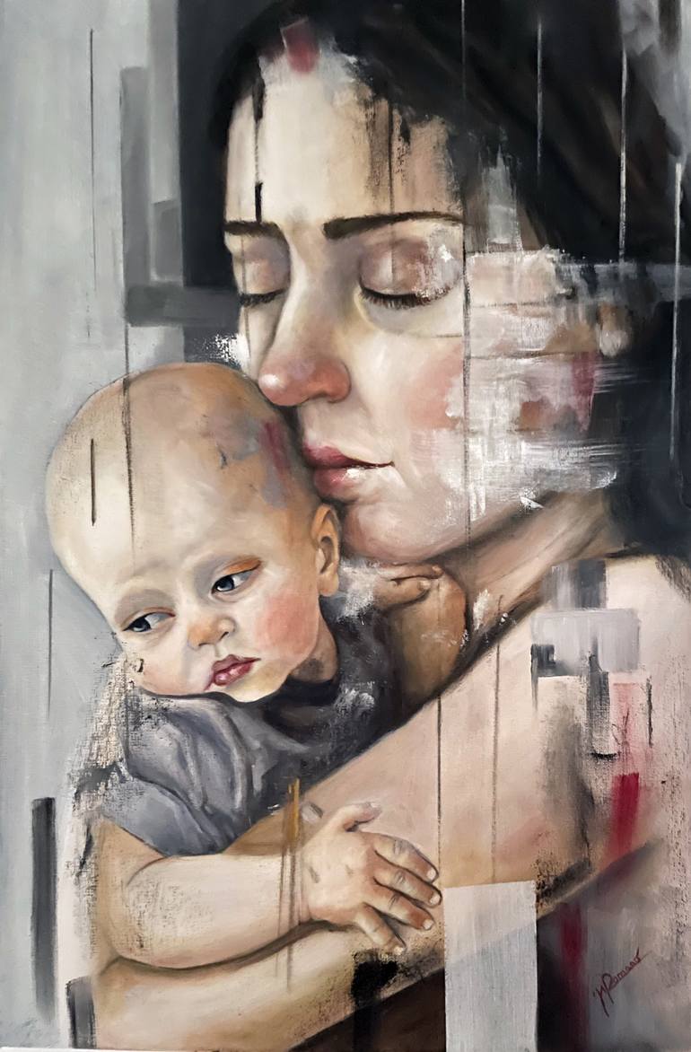 Original Contemporary Religion Painting by Maria Romano