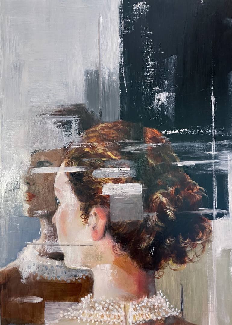 Original Contemporary Women Painting by Maria Romano