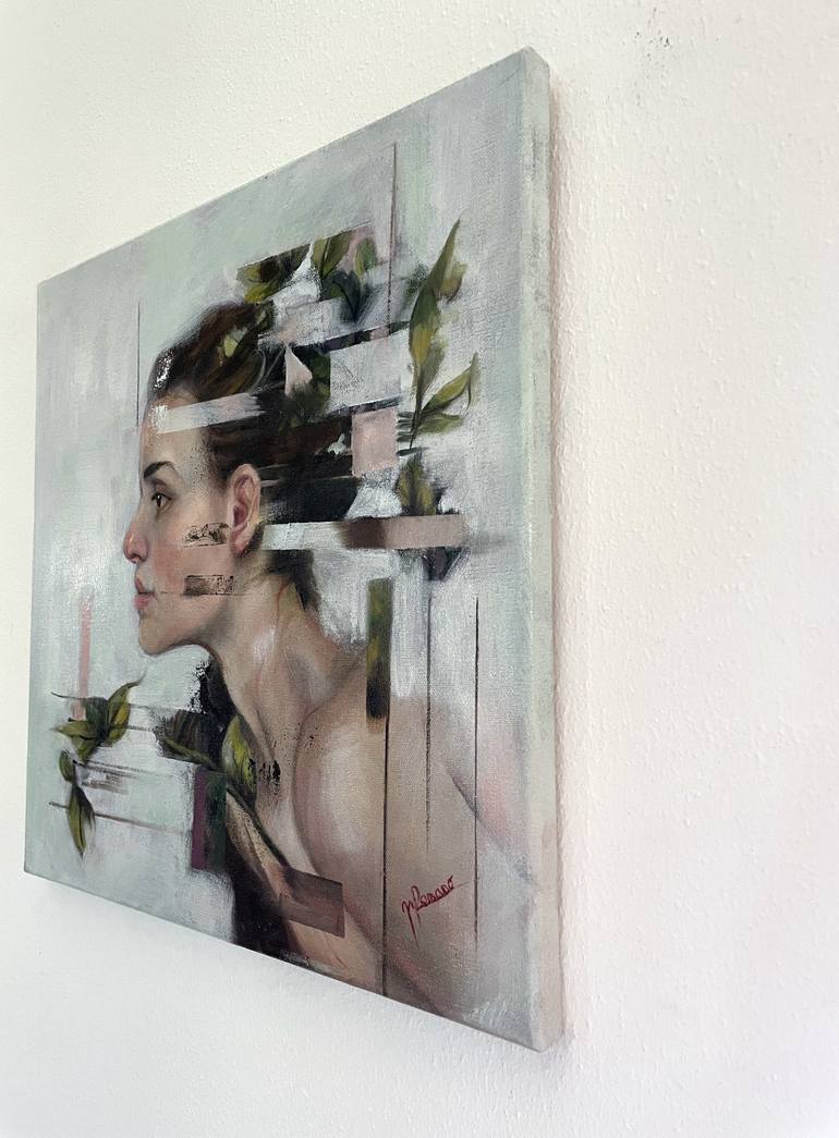 Original Expressionism Floral Painting by Maria Romano