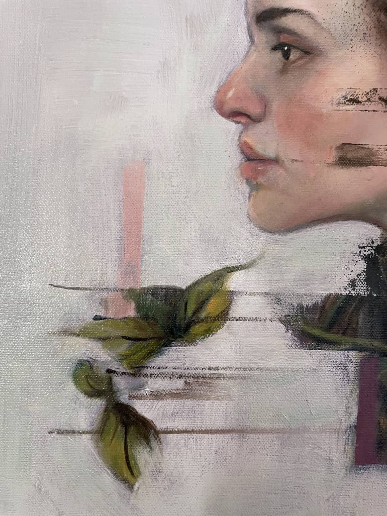 Original Expressionism Floral Painting by Maria Romano