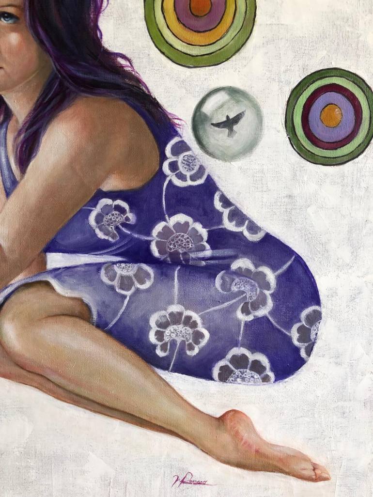 Original Contemporary Women Painting by Maria Romano