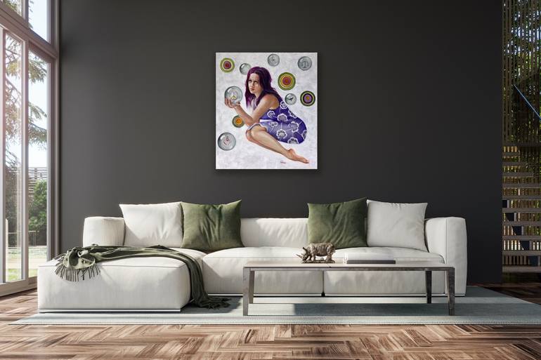 Original Contemporary Women Painting by Maria Romano