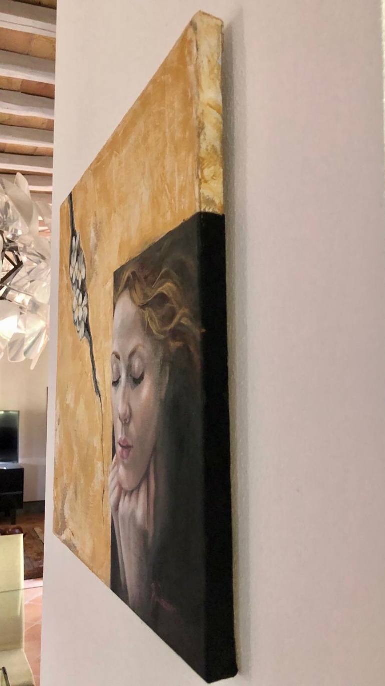 Original Contemporary Floral Painting by Maria Romano