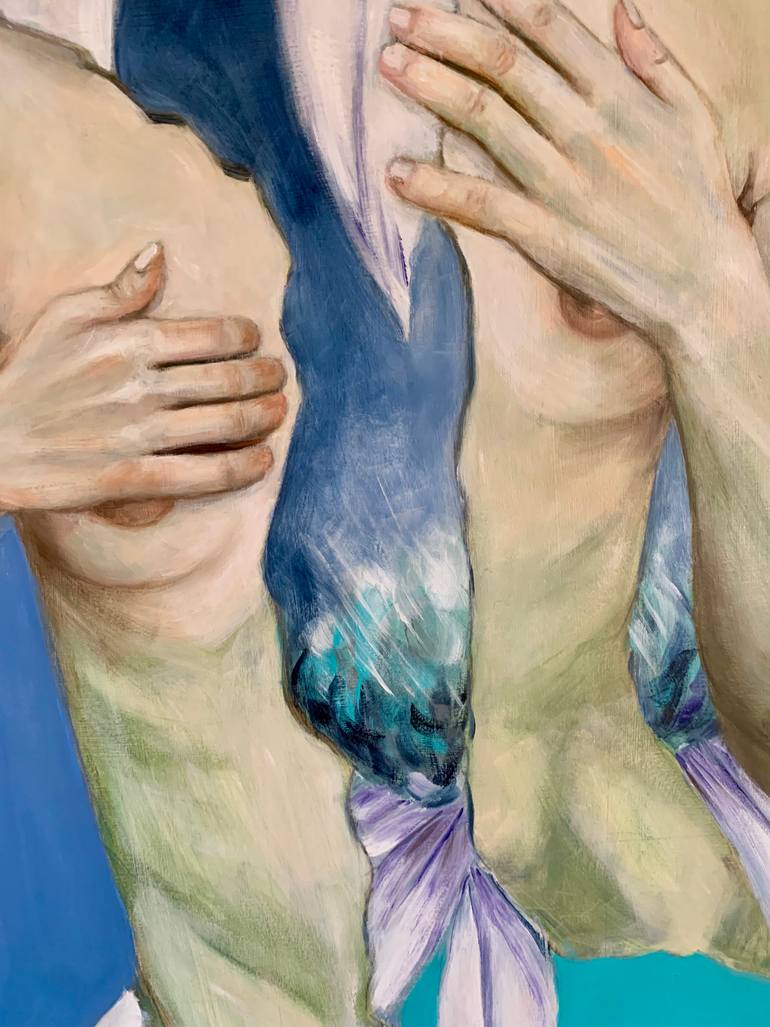 Original Contemporary Floral Painting by Maria Romano