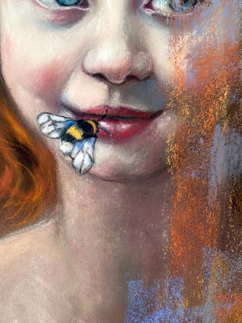 Original Expressionism Children Drawing by Maria Romano