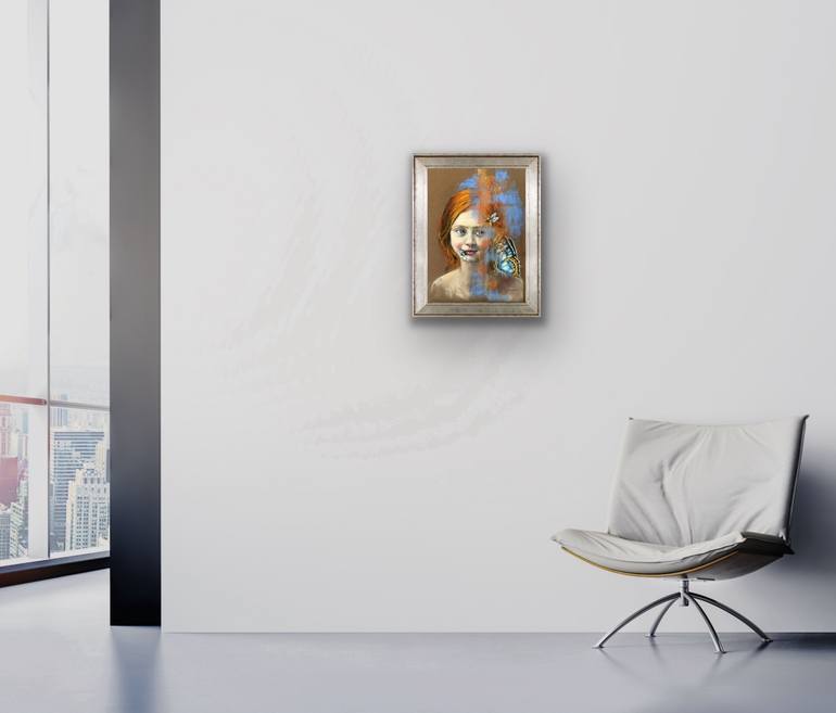 Original Expressionism Children Drawing by Maria Romano