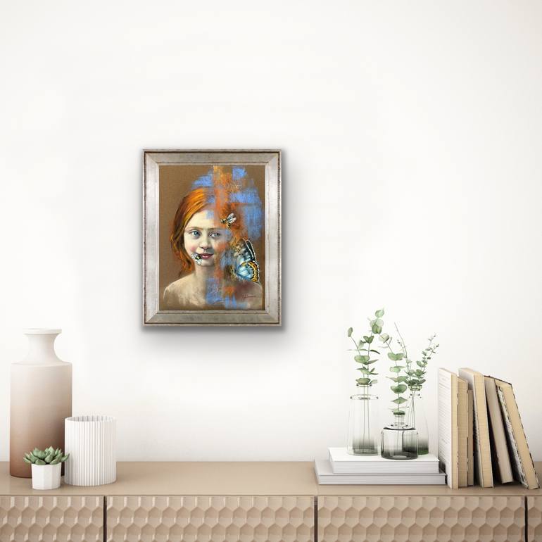 Original Expressionism Children Drawing by Maria Romano