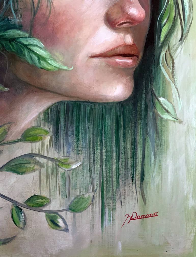 Original Expressionism Botanic Painting by Maria Romano