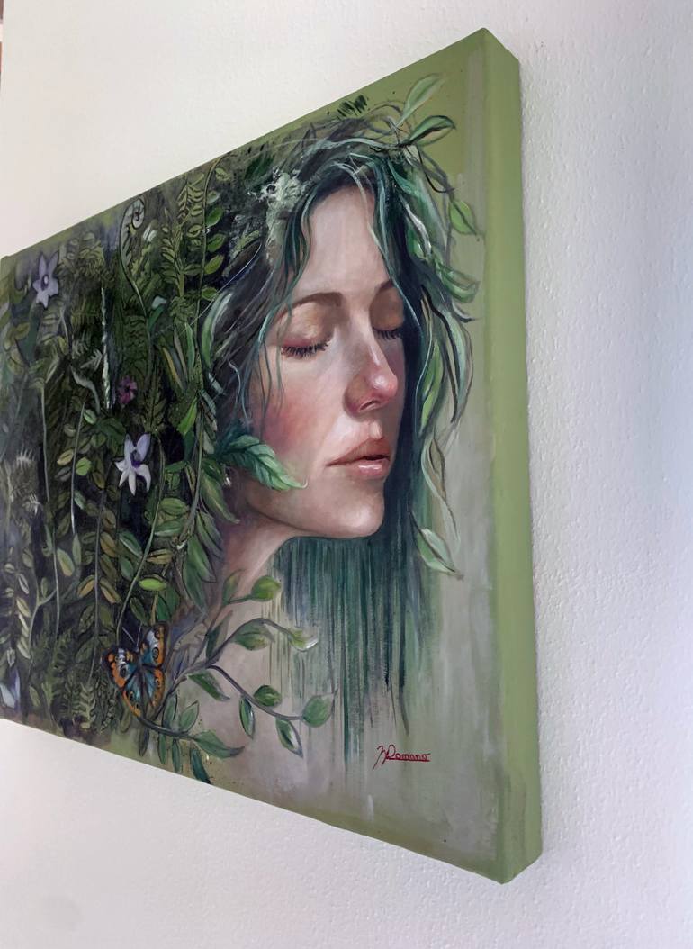 Original Expressionism Botanic Painting by Maria Romano