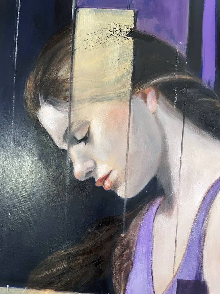 Original Contemporary People Painting by Maria Romano