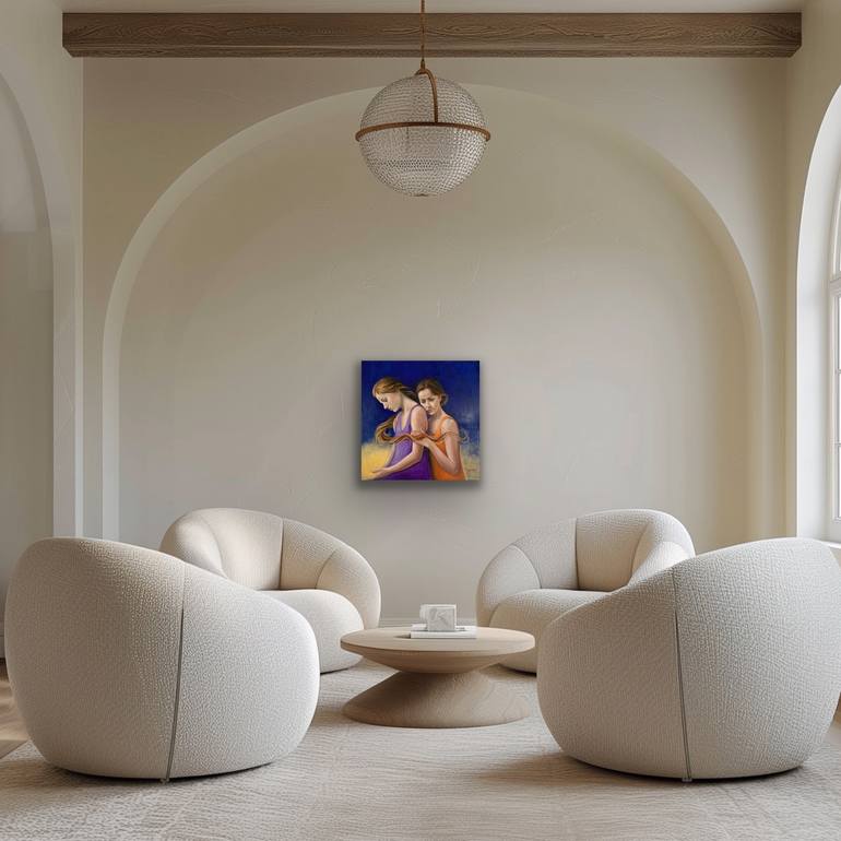 Original Contemporary People Painting by Maria Romano