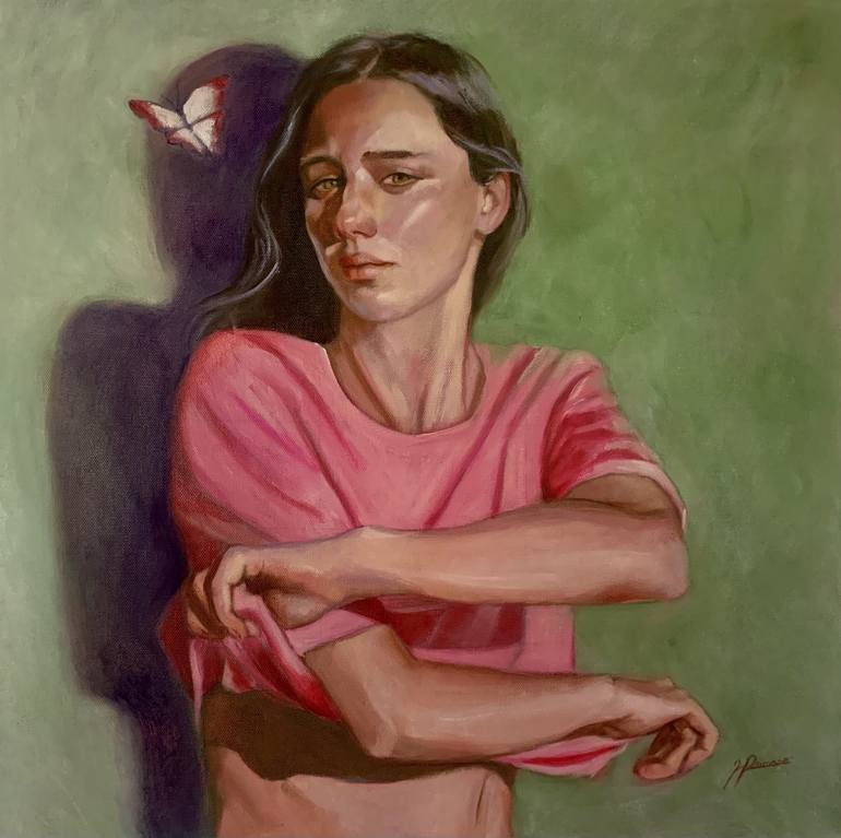 Original Contemporary People Paintings by Maria Romano