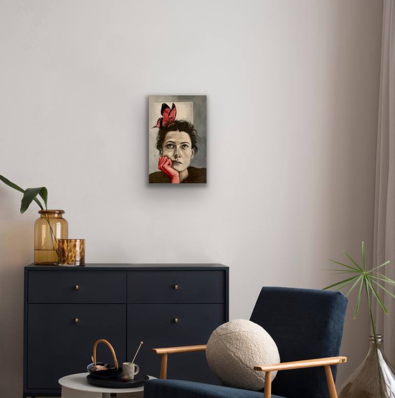 Original Black & White Women Painting by Maria Romano