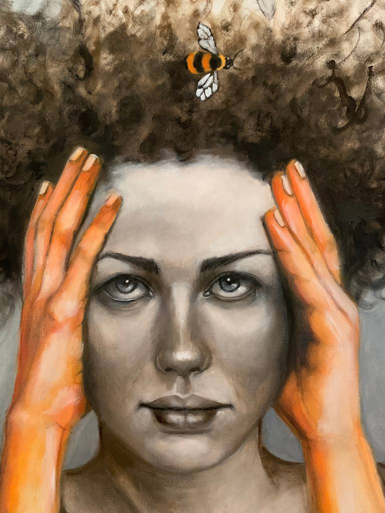 Original Contemporary Women Painting by Maria Romano