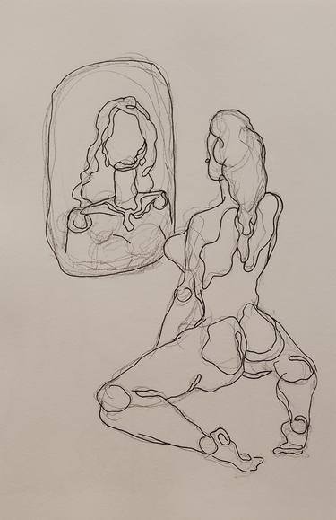Original Abstract Body Drawings by Jasmine Elizabeth