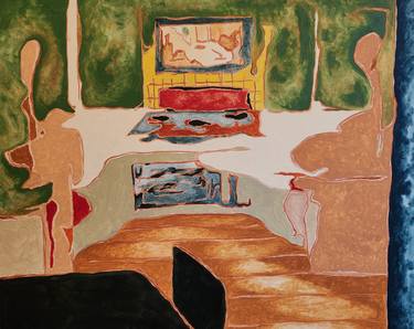 Original Abstract Expressionism Home Painting by Jasmine Elizabeth