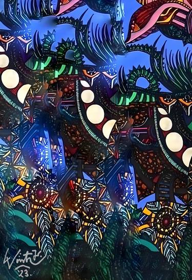 Original Contemporary Abstract Printmaking by Adam Würtz Jr