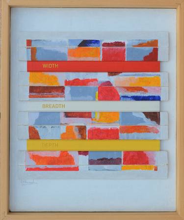 Original Abstract Collage by Peter Edwards
