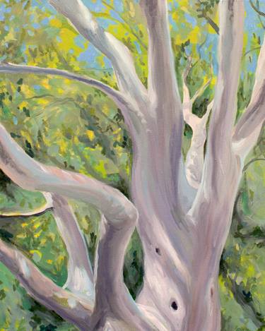 Original Expressionism Nature Painting by Regina Allen