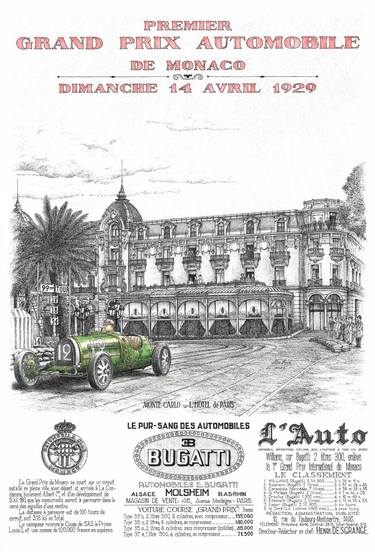 1929 Monaco Grand Prix – Bugatti Paint in Green thumb