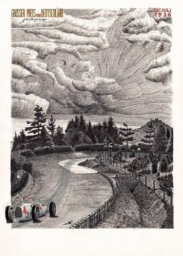 Original Contemporary Car Paintings by Alex Book