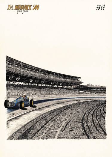 1951 Indy 500 – Lee Wallard Kurtis Kraft Offenhauser thumb