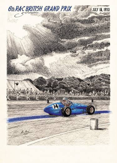 Original Conceptual Automobile Drawings by Alex Book
