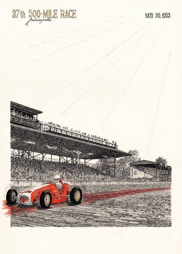 1953 Indy 500 – Art Cross Kurtis Kraft 4000 Offenhauser thumb