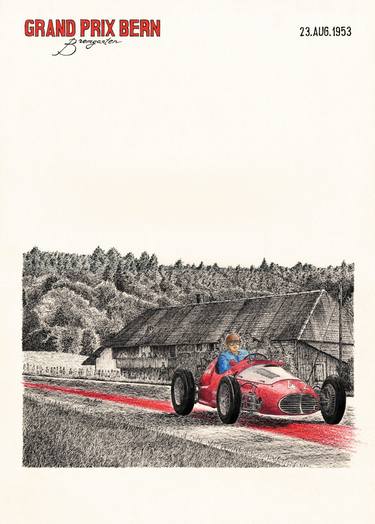 1953 Swiss Grand Prix – Baron de Graffenried Maserati A6GCM thumb