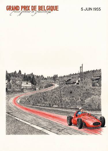 1955 Belgian Grand Prix – Nino Farina Ferrari 555 Supersqualo thumb