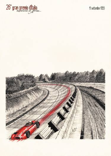 Print of Conceptual Automobile Drawings by Alex Book