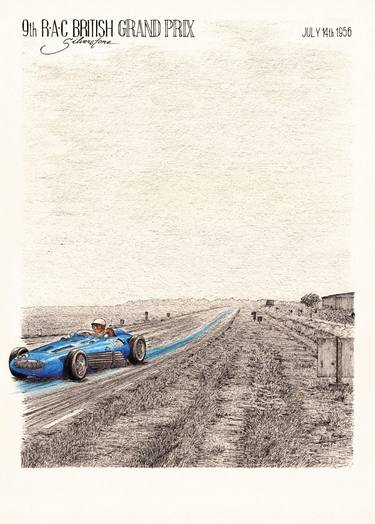 Original Illustration Automobile Drawings by Alex Book