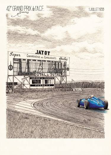 Original Fine Art Car Paintings by Alex Book