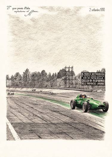 Original Illustration Automobile Drawings by Alex Book