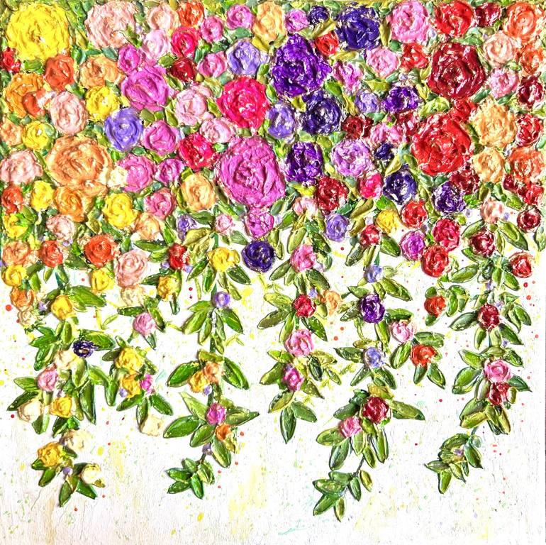 Original Floral Painting by The Queen RH