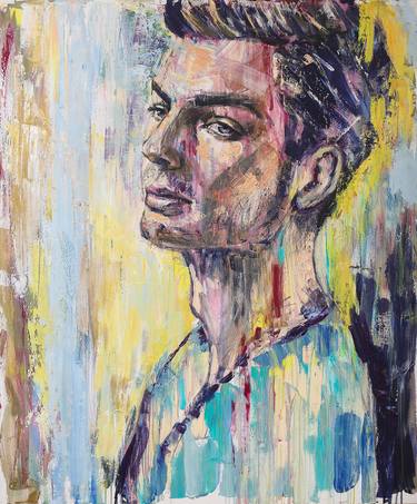 Original Expressionism Portrait Paintings by Inga Mihailovic