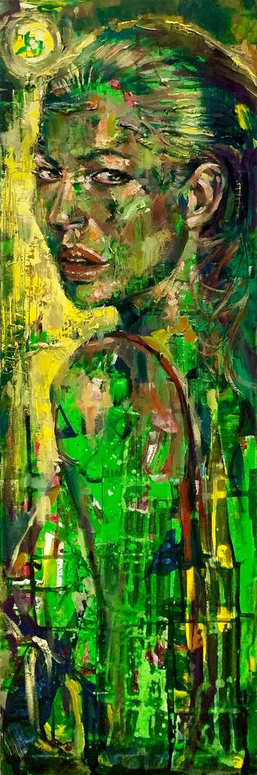 Original Expressionism Portrait Paintings by Inga Mihailovic