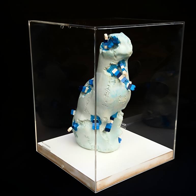 Original Art Deco Animal Sculpture by Cristian Bertolotto