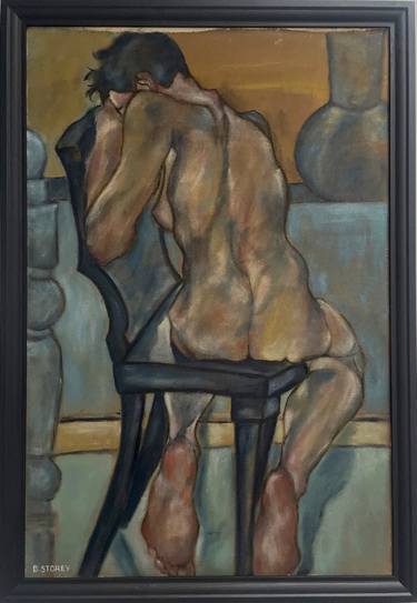 Original Expressionism Nude Paintings by Barbara Storey