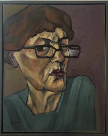 Original Expressionism Portrait Paintings by Barbara Storey