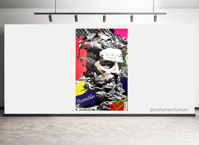 Original Pop Art Pop Culture/Celebrity Mixed Media by Sneha Merchant