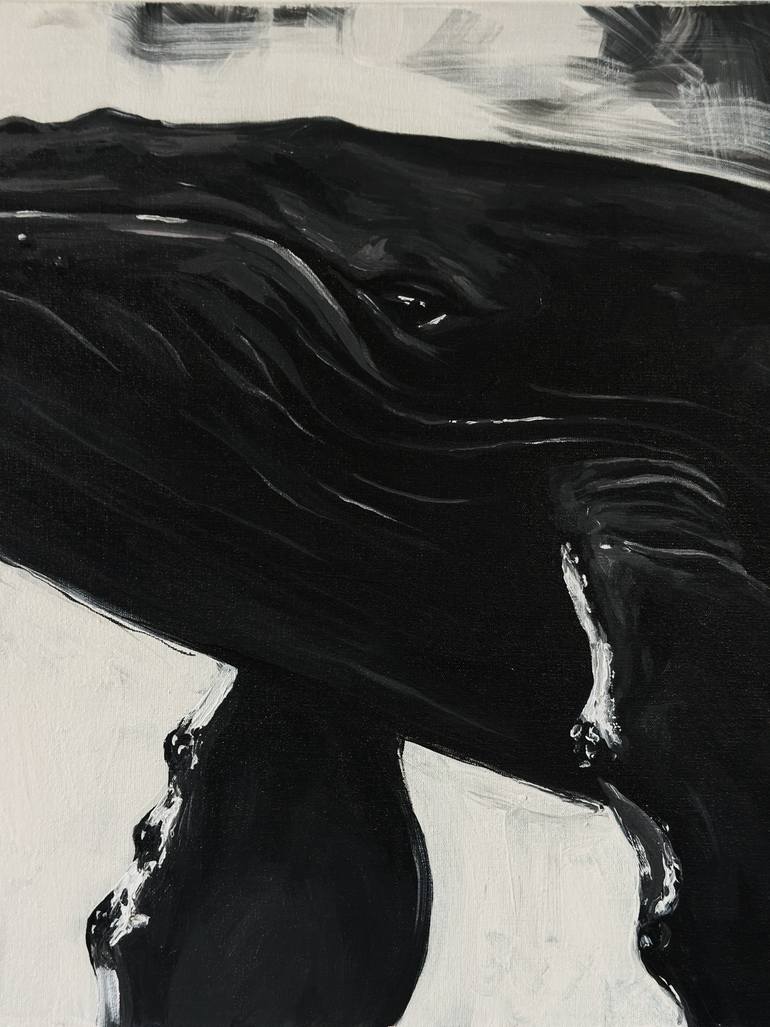 Original Figurative Animal Painting by Dary Maltseva