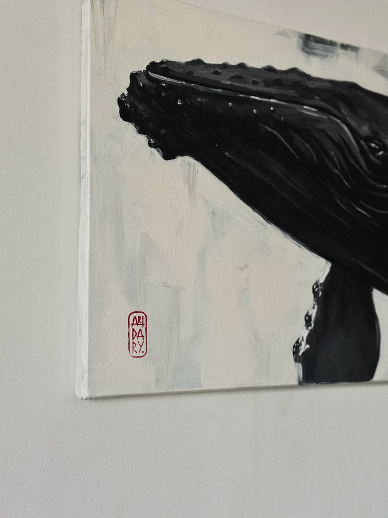 Original Figurative Animal Painting by Dary Maltseva
